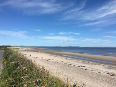 Beach view over Luce Bay